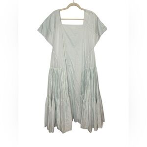 Merlette Cotton Tiered Midi Dress